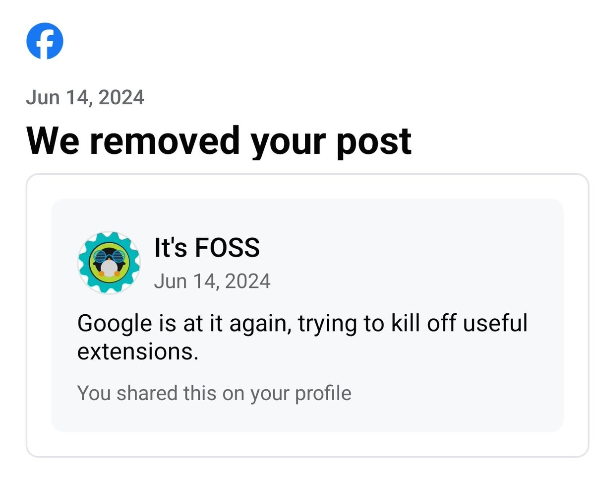 It's FOSS tweet media