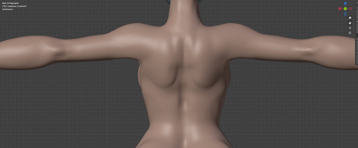 blackwalljin's tweet photo. Something something back muscle view from anatomy study. 🤠

#blender #b3d https://t.co/iBPjoUMB79
