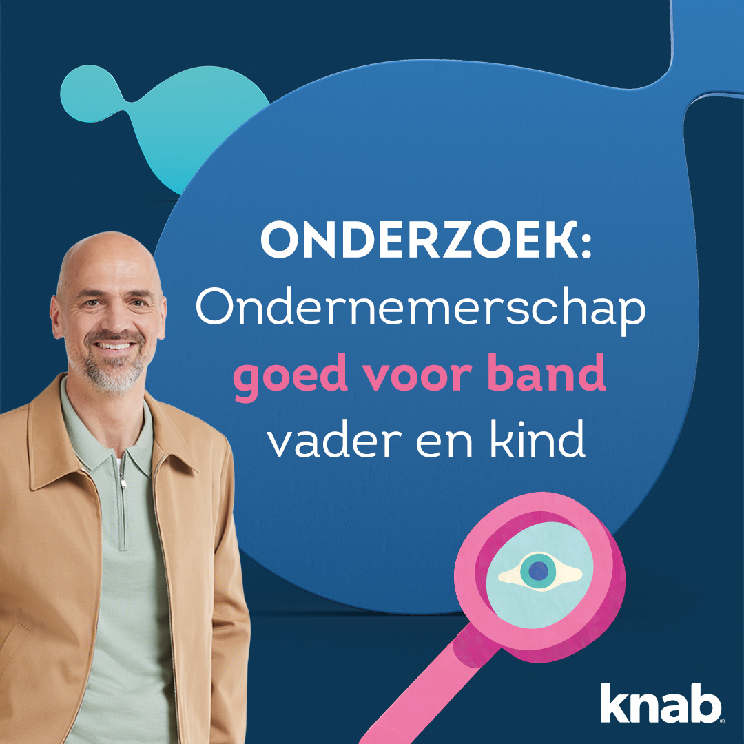 76% van de ondernemende vaders vindt dat hun #ondernemerschap een positieve invloed heeft op de band met hun kinderen. 
Dat blijkt uit #onderzoek van Knab onder ruim 1.000 #zzp'ers in aanloop naar #Vaderdag.
Lees hier het hele onderzoek ➡️bit.ly/vaderdag_onder…