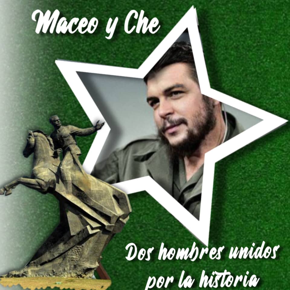 🇨🇺 Maceo y Che: dos gigantes de nuestra historia. Sus legados de lucha y sacrificio siguen siendo esenciales para la Revolución Cubana. ¡Siempre presentes, siempre imprescindibles! #MaceoVive #CheVive