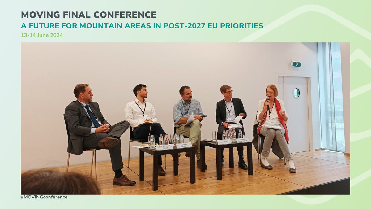 MOVINGH2020's tweet photo. 🌄 #MOVINGconference | Urszula Budzich Tabor from @EURuralPact: “The community created through MOVING can continue working together by joining the #RuralPact, which has indeed a dedicated Community on mountain areas”.
You can join here 👉 https://t.co/lkb8C0aLh6 https://t.co/59gsXG7Vmn