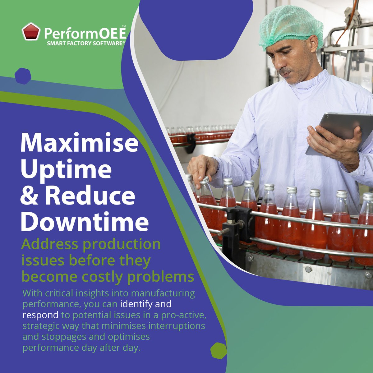 OEEsystems's tweet image. OEE software provides critical insights into manufacturing performance, alerting you to potential issues with individual machines, lines and processes before they turn into production shutdowns. 
#OEEsoftware #OEE #Manufacturing