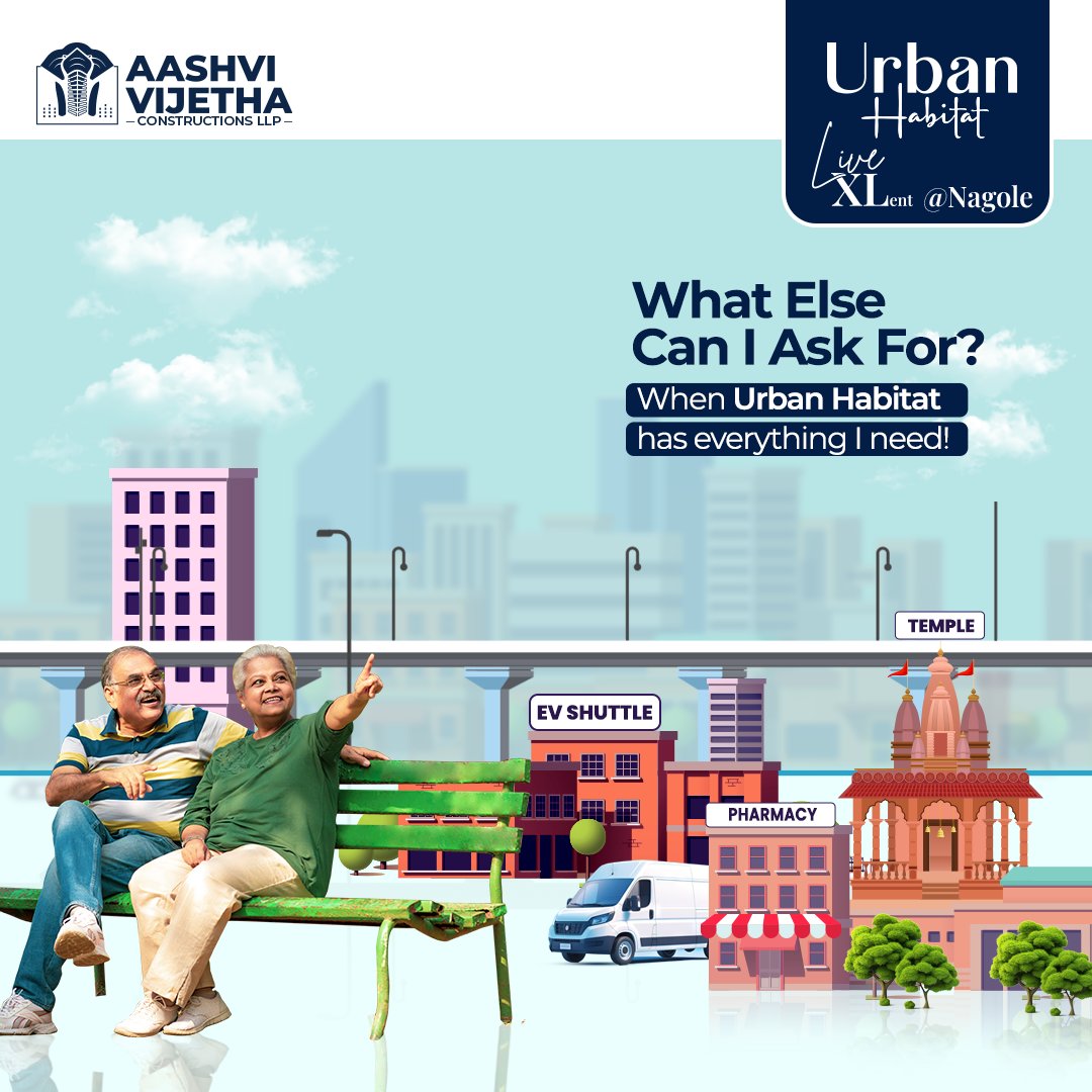 aashvivijetha's tweet photo. Discover peace & convenience at #UrbanHabitat Nagole.
EV shuttle, serene temple, pharmacy, & scenic tracks for comfort & tranquility!
π: https://t.co/XgmDswBhCM
π: +91 78378 31111
π: Plot No. 12-1-520, GSI Road, Bandlaguda, Nagole.
#VijethaProjects #Aashvivijetha #Xlent https://t.co/WIMM4plfHQ