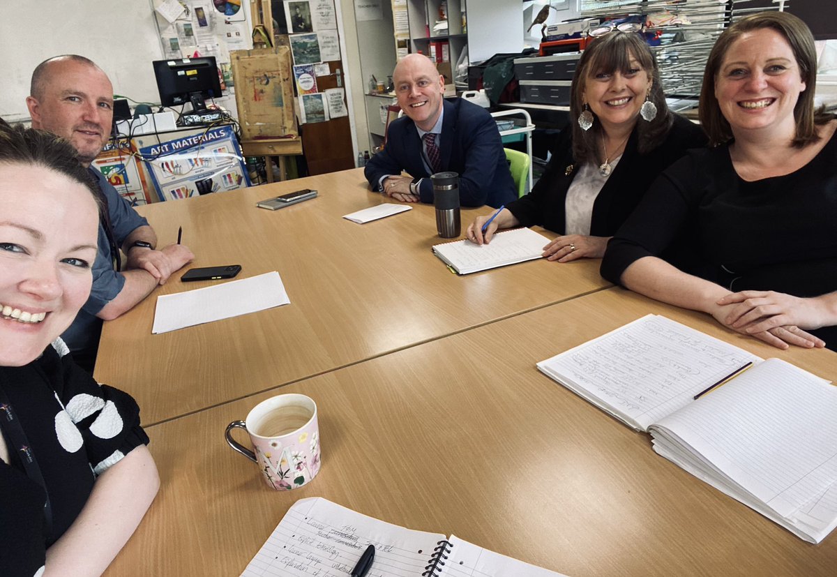 BellshillA's tweet photo. Productive discussions around 2.3 Learning, Teaching and Assessment with Mr Lindsay’s School Improvement Working Group. Great team work this morning and we are feeling inspired.
#workingincollaboration #leadersoflearning
#improvementplanning
#nextsteps https://t.co/BGWe5BS4TO