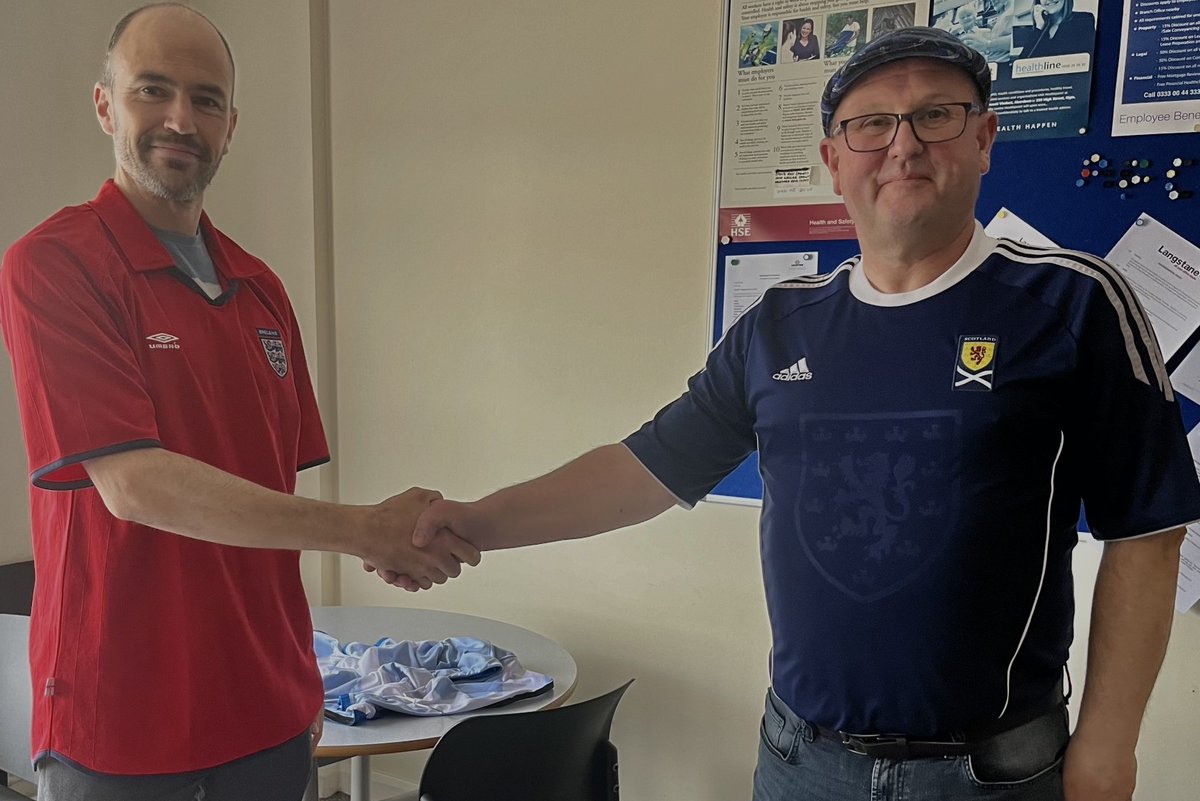 Team Langstane are ready for the Euros!

The team are getting in the spirit and raising money whilst doing so, with a raffle to win a hamper and a donation for wearing something Scottish. 

Come on Scotland 🏴󠁧󠁢󠁳󠁣󠁴󠁿

#euros2024 #CSR