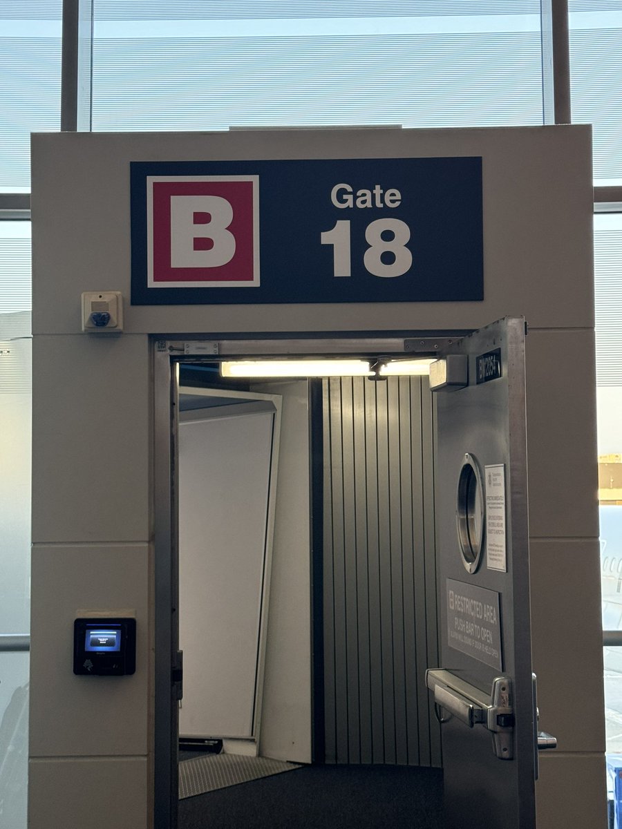 Couldn’t script it any better. 

About to board B18 to Dallas ✈️

#DifferentHere