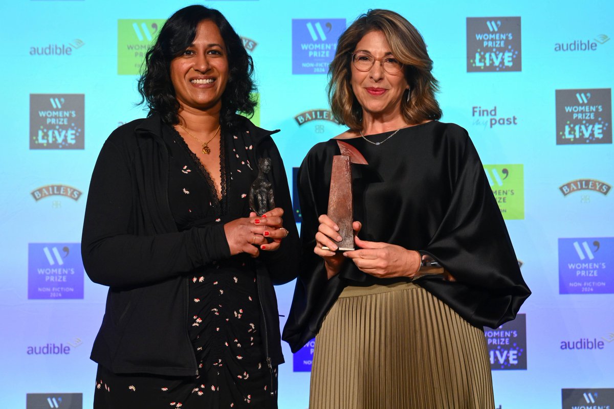 Women's Prize (@womensprize) on Twitter photo Two exceptional books, two extremely talented authors.
<a href="/V_V_G/">V.V. (Sugi) Ganeshananthan</a> with her Bessie, for her #WomensPrize for fiction winning novel Brotherless Night and <a href="/NaomiAKlein/">Naomi Klein</a> with her Charlotte, for her Women's Prize for Non-Fiction winning novel, Doppelganger 👏🏻
bit.ly/_WP2024 Two exceptional books, two extremely talented authors.
<a href="/V_V_G/">V.V. (Sugi) Ganeshananthan</a> with her Bessie, for her #WomensPrize for fiction winning novel Brotherless Night and <a href="/NaomiAKlein/">Naomi Klein</a> with her Charlotte, for her Women's Prize for Non-Fiction winning novel, Doppelganger 👏🏻
bit.ly/_WP2024