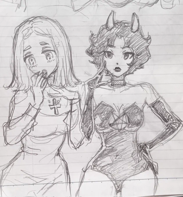 たまには紙で描いてみます 
