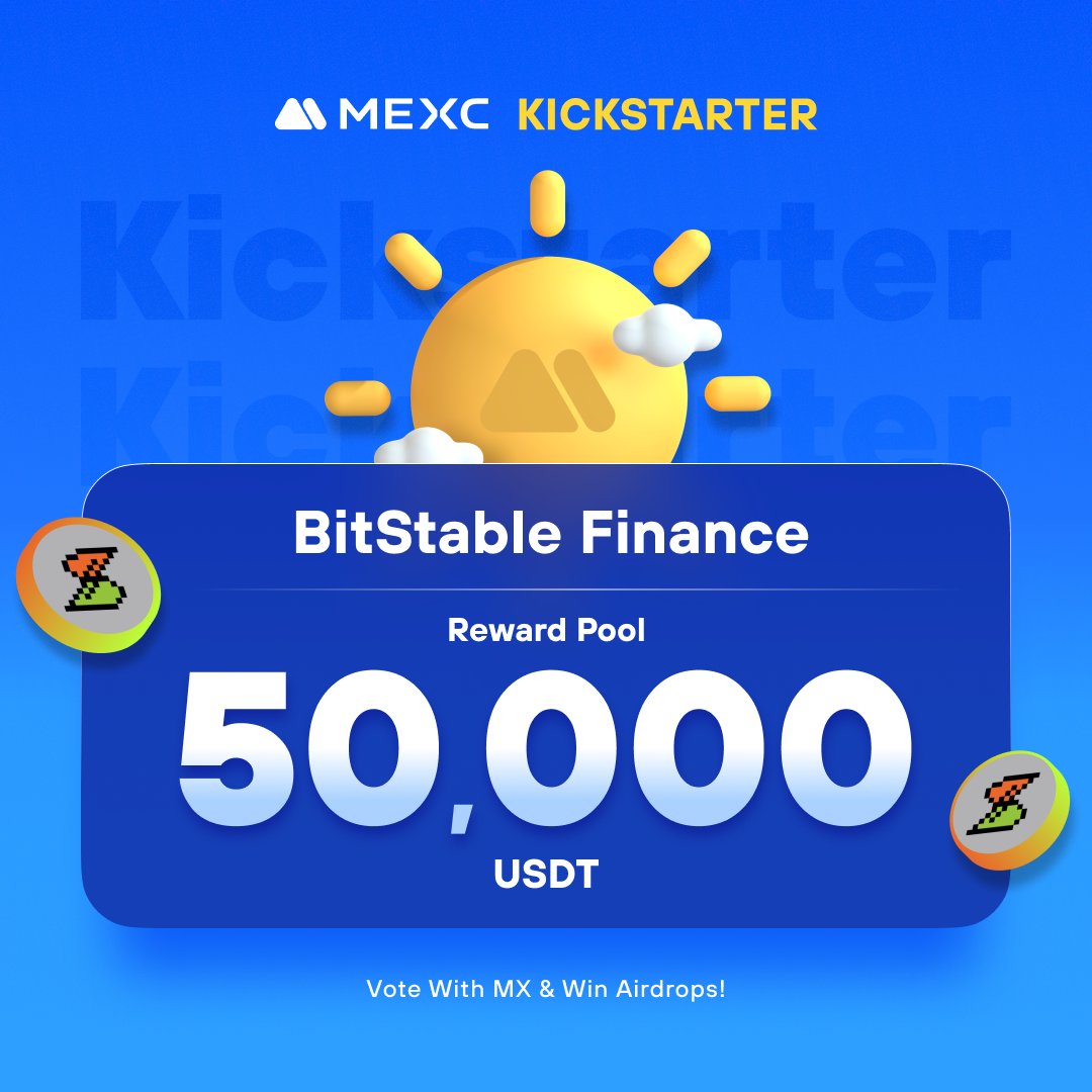 .<a href="/bssbstable/">BitStable</a>, the platform through which users can generate DAII stablecoin against BTC collateral assets, is coming to #MEXCKickstarter 🚀

🗳Vote with $MX to share massive airdrops
📈 $BSSB/USDT Trading: 2024-06-15 14:00 (UTC)

Details: mexc.com/support/articl…