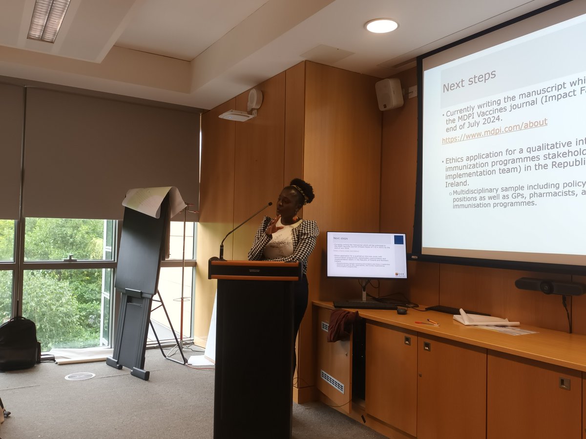 aivrt hub (@aivrt_hub) on Twitter photo Chikondi Kandulu
<a href="/UCC/">UCC Ireland</a>
<a href="/LauraJSahm/">Laura J Sahm</a>
is first research presentation - looking at how healthcare systems affect vaccine deployment & uptake - great conversation afterwards
@Aivrt_hub
<a href="/hea_irl/">HEA</a> #NSRP Chikondi Kandulu
<a href="/UCC/">UCC Ireland</a>
<a href="/LauraJSahm/">Laura J Sahm</a>
is first research presentation - looking at how healthcare systems affect vaccine deployment & uptake - great conversation afterwards
@Aivrt_hub
<a href="/hea_irl/">HEA</a> #NSRP