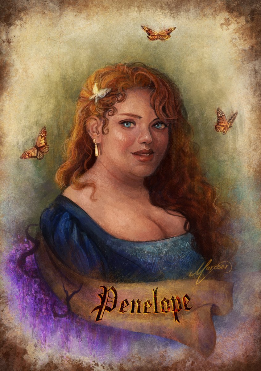 Penelope, study influenced by dramas. 👀✨
"Lady whistledown"

#BRIDGERTON