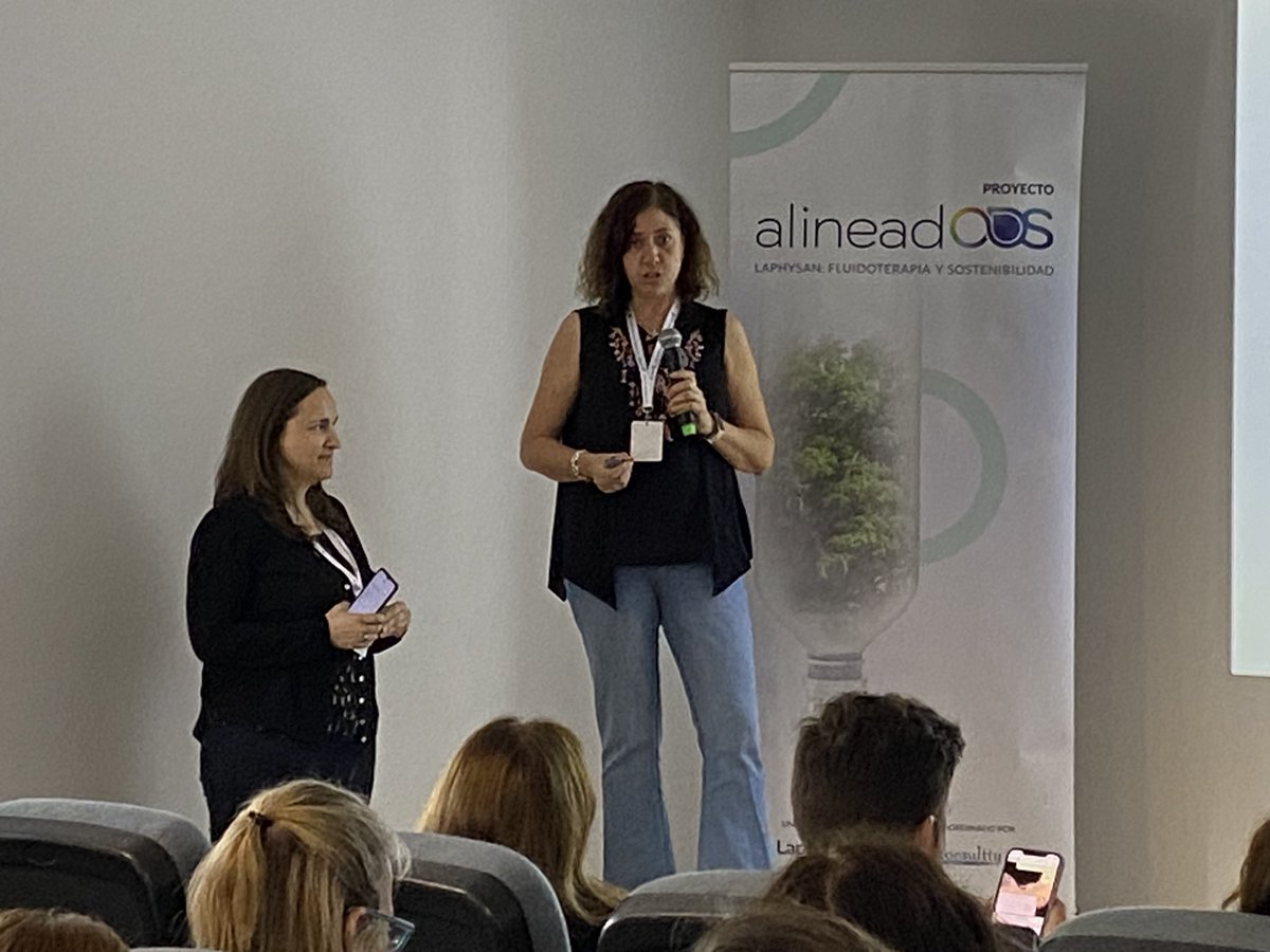 #AlmieadODS | El grupo 4 ha trabajado en la identificación de producto sostenible. 

✅Crear un distintivo de producto sostenible en el cual se pueda identificar el impacto de la fluidoterapia en el medio ambiente.