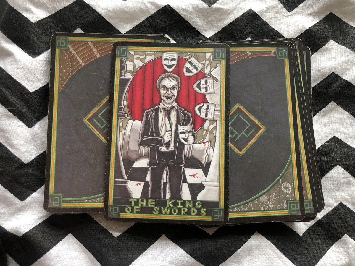 King of Swords aka Windom Earle. Imagine how great a man Windom was before his descent into madness. He had an analytical mind that fought for justice. Channel the good Windom today and fight for what is right and good.#TwinPeaks