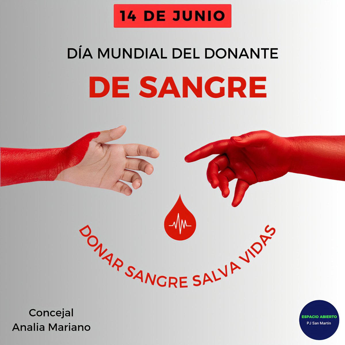AnaliaMairano's tweet image. DONAR SANGRE SALVA VIDAS 

💉Promovamos la cultura de la donación y ayudemos a salvar las vidas de quiénes lo necesitan.

🩸La decisión de donar sangre puede salvar vidas.

#DonarSangreSalvaVidas #DonarSangre #Voluntario #SalvemosVidas #Desición #Donación #SanMartín