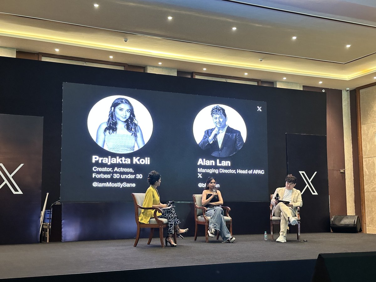 MarketingIN's tweet photo. A fantastic time in Mumbai this week hosting our very first #𝕏forBrands Summit India in partnership with our partner @AlephHolding.

It was an honour to share our progress and 𝕏 innovation roadmap with so many amazing attendees, and learn from the very best too! https://t.co/Hopqf1zbop