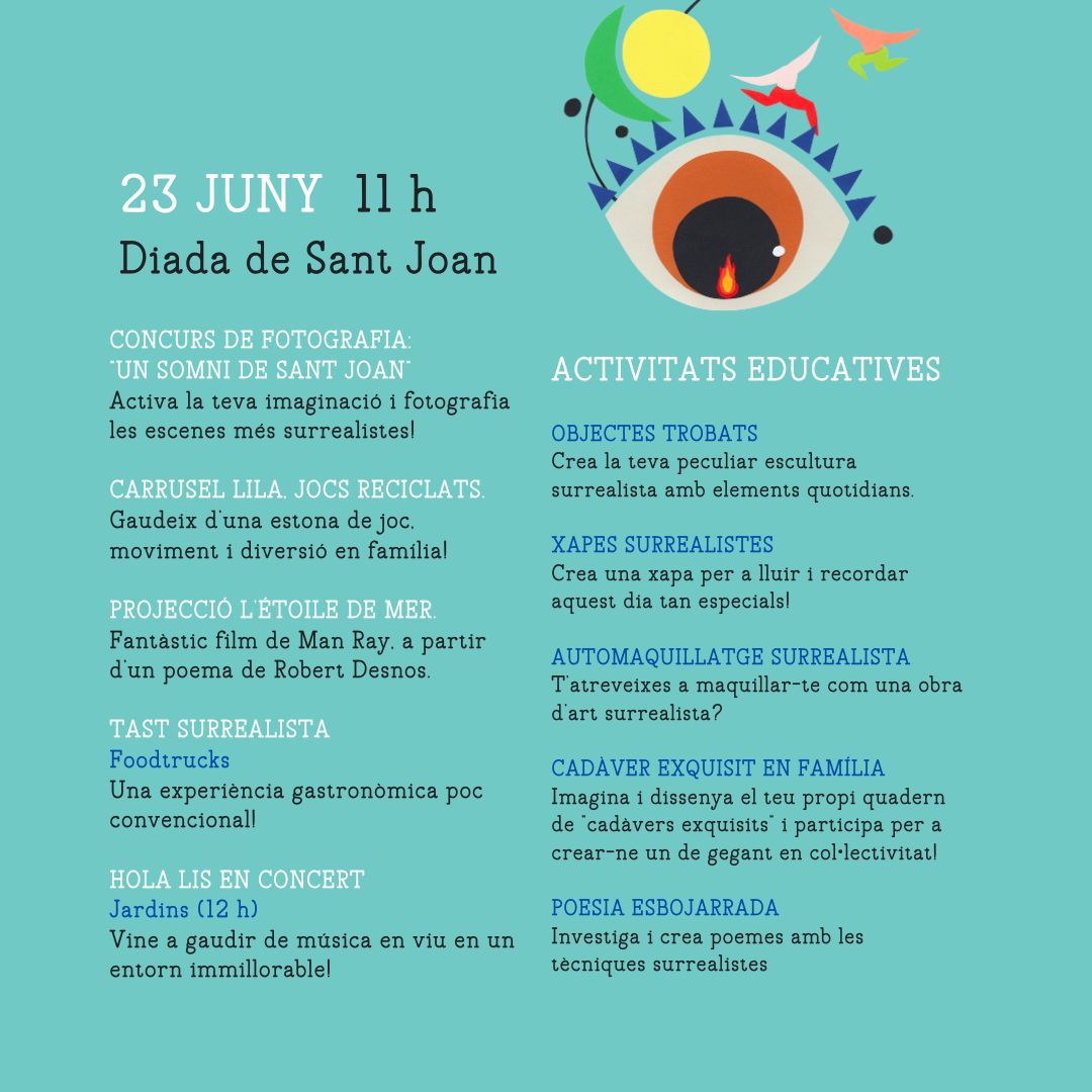 Vine a gaudir amb nosaltres de #SantJoan24! 🎉

Enguany hem organitzat una programació plena de propostes per a tots els públics! 

Recorda sempre que puguis utilitza el transport públic! Autobusos 4, 46, 47 <a href="/EMT_Palma/">EMT Palma</a> 🚍

Més info: miromallorca.com/sant-joan-2024…