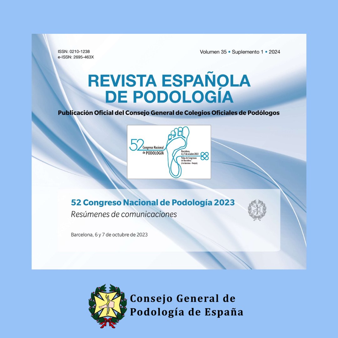 CGPodologos's tweet photo. 📖 La Revista Española de Podología es una publicación oficial del @CGPodologos que ofrece artículos, casos clínicos y análisis especializados en podología.

¡Consulta, lee o descarga gratuitamente aquí: https://t.co/bp7Izkgd2p https://t.co/T5nS5dy3W0