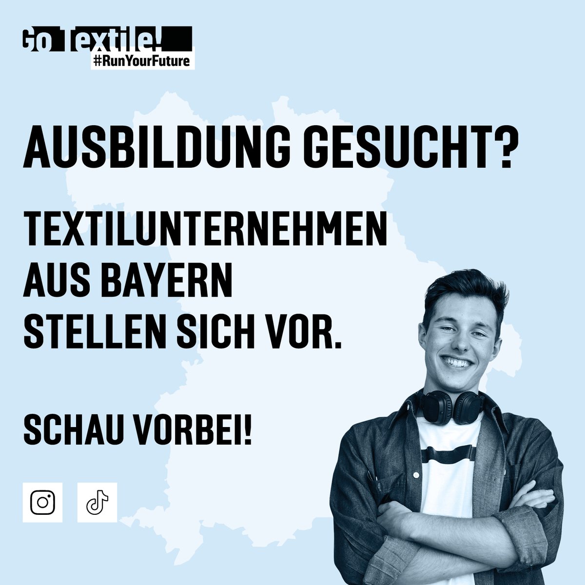 go_textile's tweet image. #DontWaitCreate: Auf unserem Instagram- und TikTok-Kanal geben wir Einblicke in das Ausbildungsangebot von verschiedenen bayerischen Textil- und Mode-Unternehmen. Jetzt informieren: 
instagram.com/gotextile_runy…
tiktok.com/@gotextile_run…
#gotextile #euro2024 #ausbildung