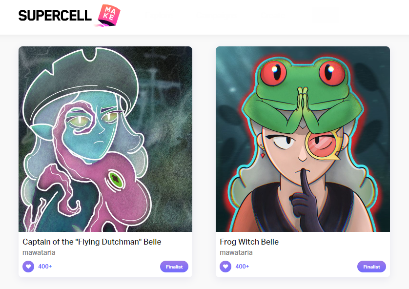 mawataria's tweet photo. ✨THANK YOU FOR YOUR VOTES!✨
🐸 -https://t.co/E1JBX3ZFzQ
🐙 -https://t.co/81qEVdhUVP

#SupercellMake #BrawlStars https://t.co/dCAWJf4Obl