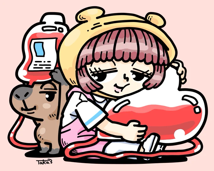 本日6/14は『世界献血者デー』だそうですヨ〜全ての献血者に感謝#今日は何の日 #世界献血者デー 