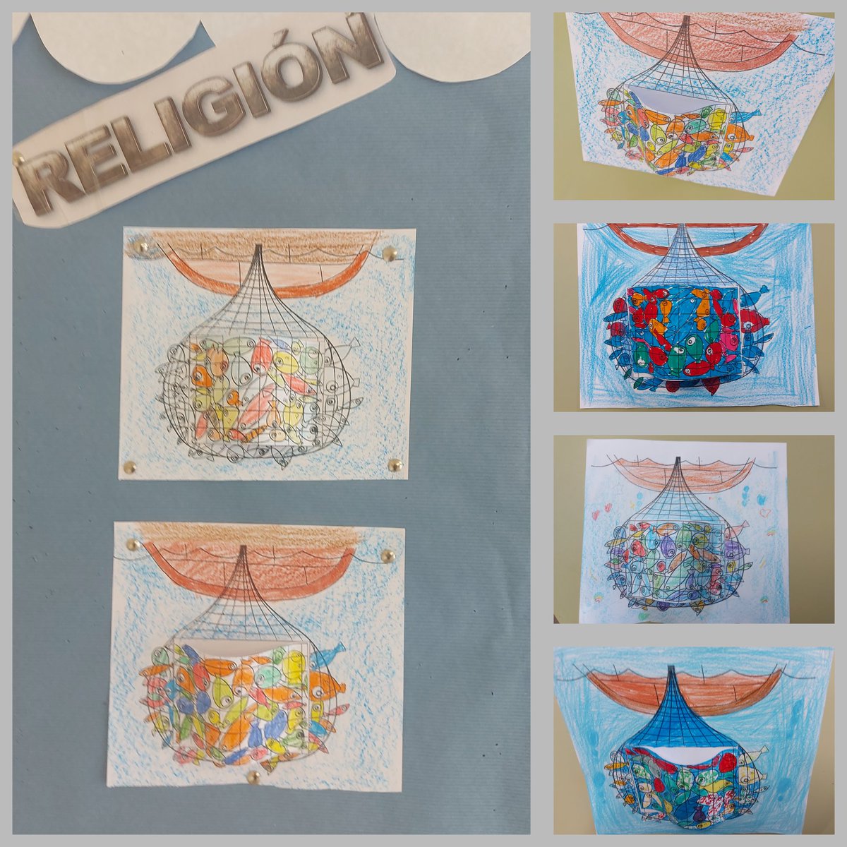 Manualidad del milagro ✝️ de la pesca milagrosa en el CEO "Camino de Santiago".
#LaClaseDeReliCuenta #ReliEsMás

@Relideleon