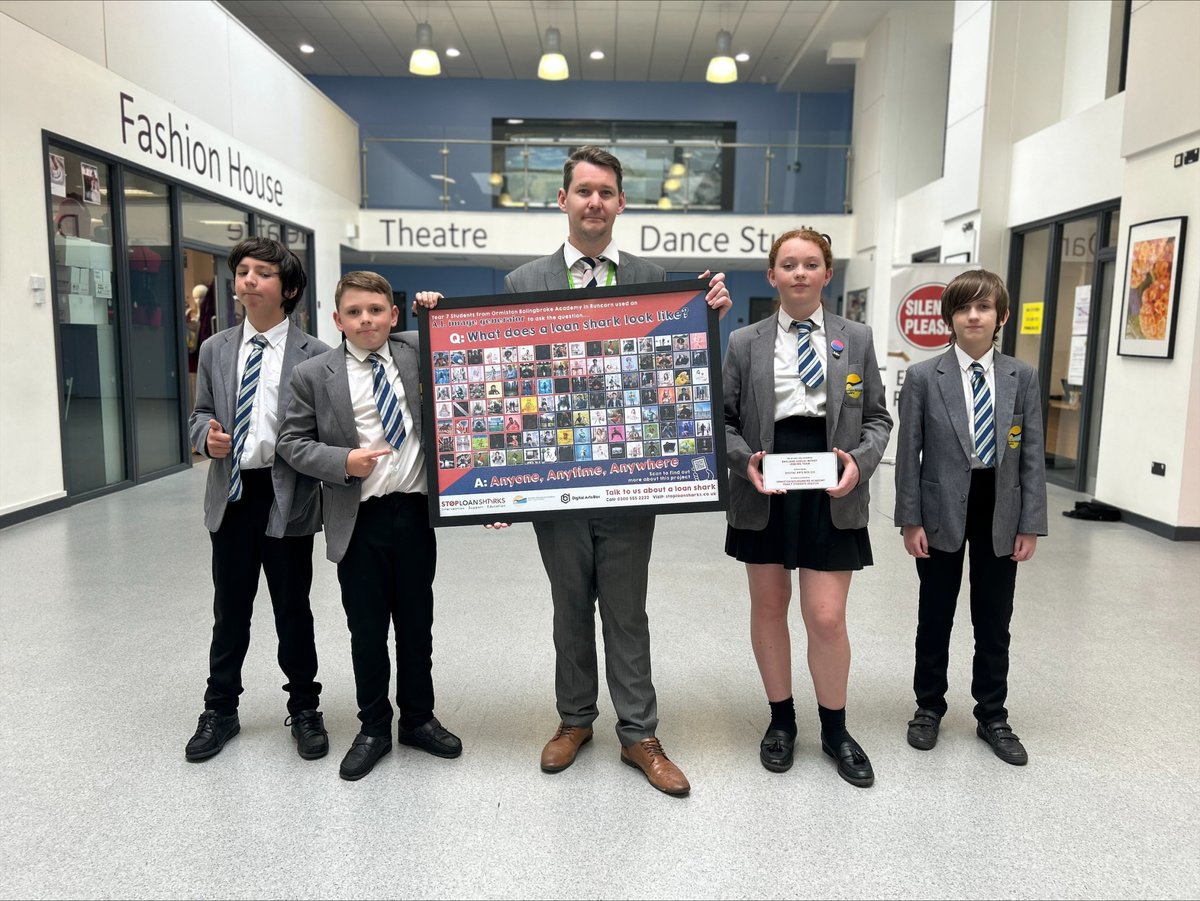 OrmistonAcads (@ormistonacads) on Twitter photo .<a href="/OBAcademy/">Ormiston Bolingbroke Academy</a> has been raising awareness of #loansharks using AI technology.
Working with <a href="/DigitalArtsBox/">Digital Arts Box CIC</a> & <a href="/SLSEngland/">Stop Loan Sharks England</a> to produce a rogues’ gallery of images to show possible faces of illegal lenders. OBA's curriculum is keeping their community safe.🤝
Read .<a href="/OBAcademy/">Ormiston Bolingbroke Academy</a> has been raising awareness of #loansharks using AI technology.
Working with <a href="/DigitalArtsBox/">Digital Arts Box CIC</a> & <a href="/SLSEngland/">Stop Loan Sharks England</a> to produce a rogues’ gallery of images to show possible faces of illegal lenders. OBA's curriculum is keeping their community safe.🤝
Read
