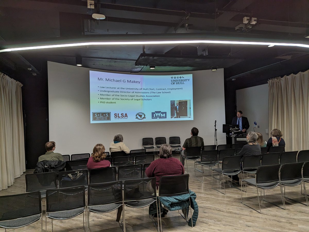 We're back after our morning break with Michael Makey's paper "WWII Defence Regulations: Hull's Unique Interpretation"