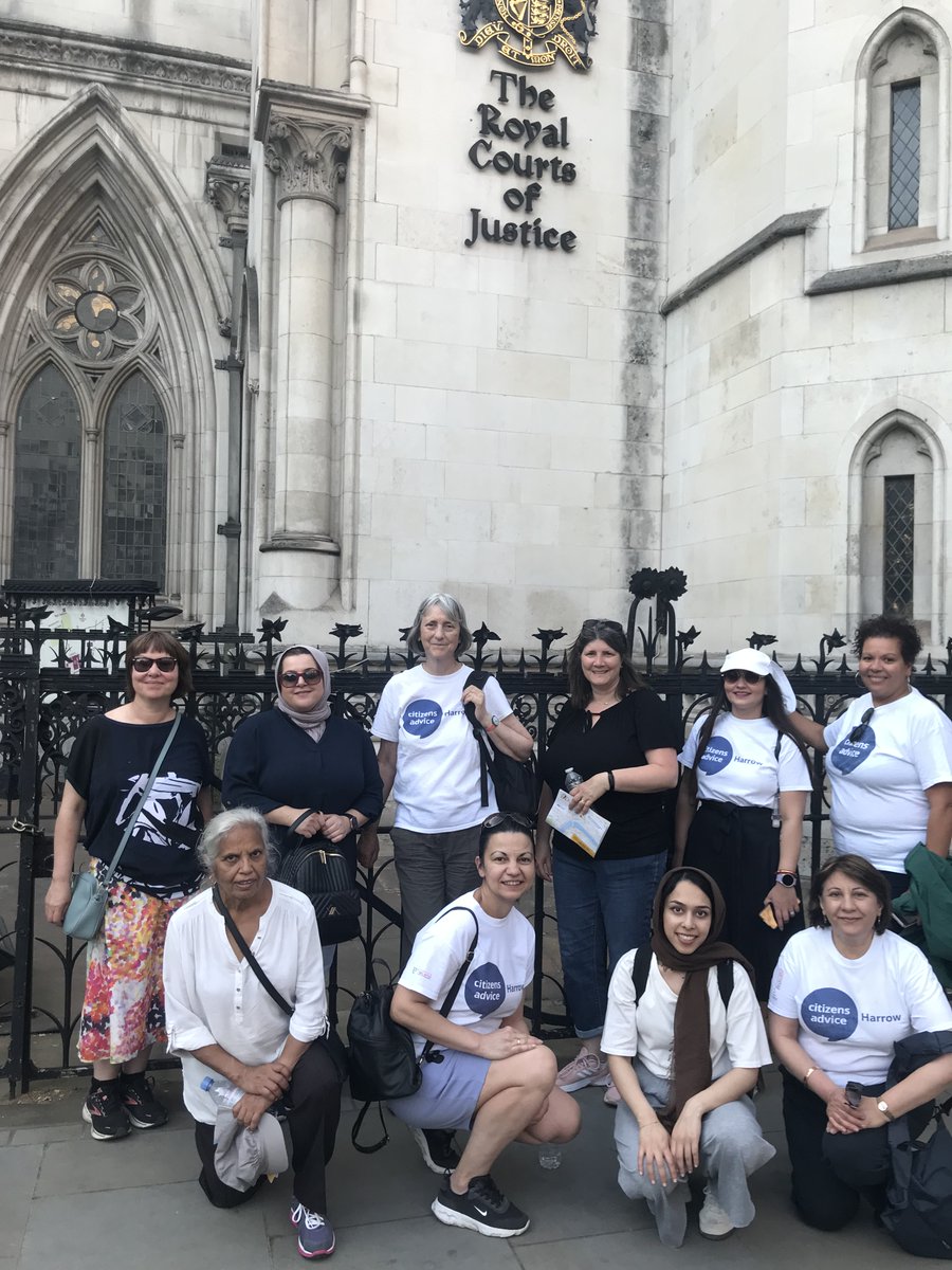 Today our team of staff and volunteers will join thousands on the #LondonLegalWalk.
🙏thank you to all that have supported us already!  We really appreciate your donations!
Our sponsorship page is still open.  Please donate if you can
londonlegalsupporttrust.enthuse.com/pf/citizens-ad…
#harrow
