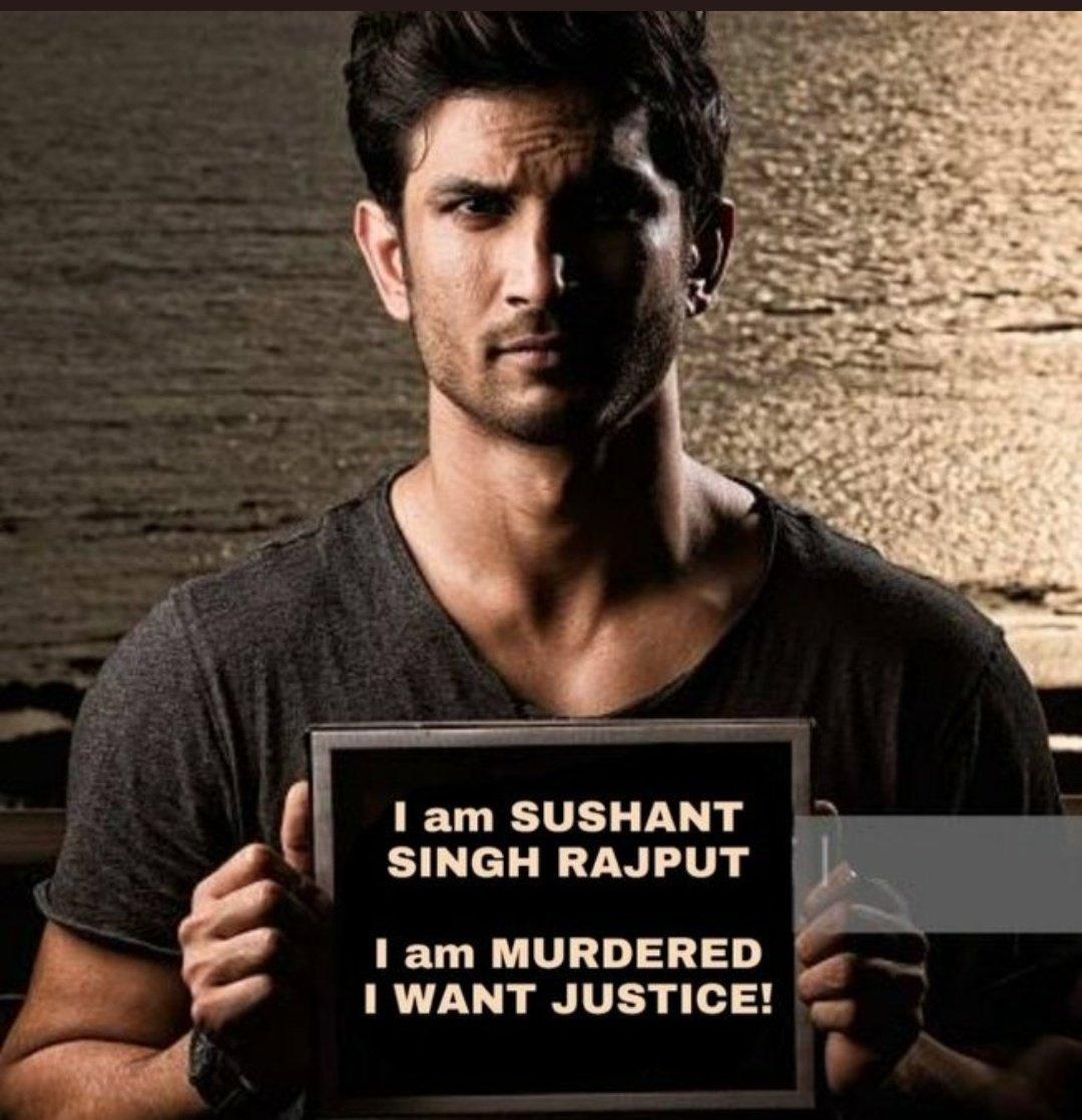 Iam kailash , an Indian Citizen &amp; fan of SSR, demand quick &amp; complete justice, he is been killed, dere R enough evidences in public domain.
I demand imposition of IPC 302
I demand culprits 2 B exposed.

4years Of Injustice To Sushant 
#JusticeForSushantSinghRajput