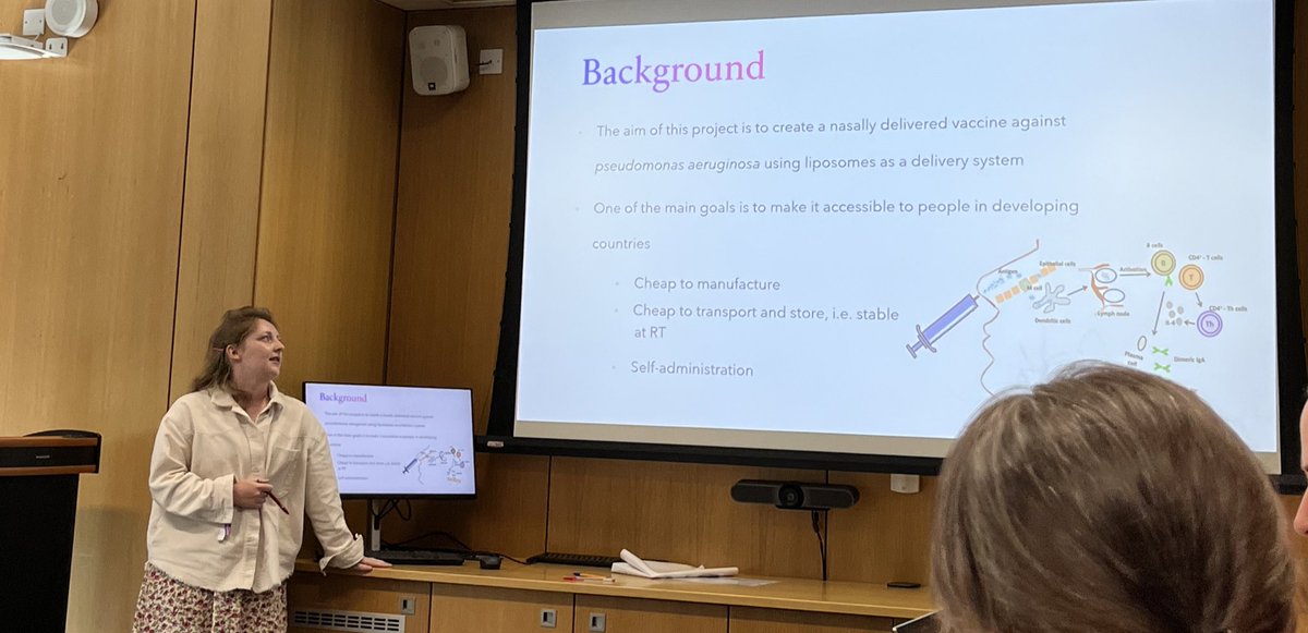 Siobhán McClean (@mcclean_siobhan) on Twitter photo Caitlin Miskelly working with <a href="/vickykett/">Vicky Kett</a> <a href="/QUBelfast/">Queen's University Belfast 🎓</a> describes her work on liposome formulation for Pseudomonas vaccines that will be self-administered, with no cold chain issues and affordable. <a href="/aivrt_hub/">aivrt hub</a> network meeting <a href="/UCC/">UCC Ireland</a>
<a href="/hea_irl/">HEA</a> #NSRP Caitlin Miskelly working with <a href="/vickykett/">Vicky Kett</a> <a href="/QUBelfast/">Queen's University Belfast 🎓</a> describes her work on liposome formulation for Pseudomonas vaccines that will be self-administered, with no cold chain issues and affordable. <a href="/aivrt_hub/">aivrt hub</a> network meeting <a href="/UCC/">UCC Ireland</a>
<a href="/hea_irl/">HEA</a> #NSRP