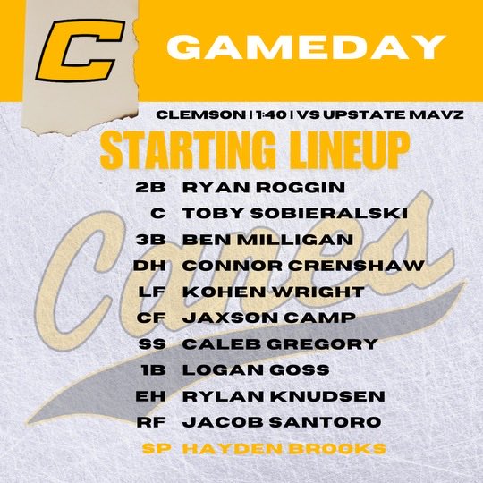 ⁦<a href="/CanesSouth/">Canes South</a>⁩ 17 Scout—Game 2 Lineup ⬇️⬇️