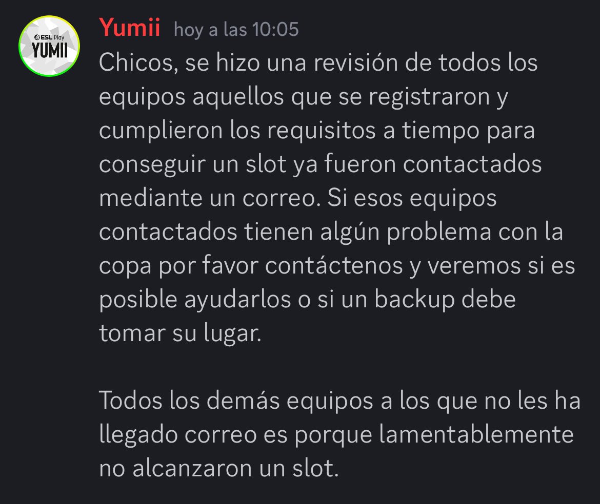 Como les explico que no importa si estás en verde o no, simplemente la organización de esto es horrible, ojalá a <a href="/Activision/">Activision</a> le importara LATAM <a href="/CallofDutyLATAM/">Call of Duty LATAM</a> , todos los que nos dedicamos a competir y a crear contenido de este juego estamos fuera.
