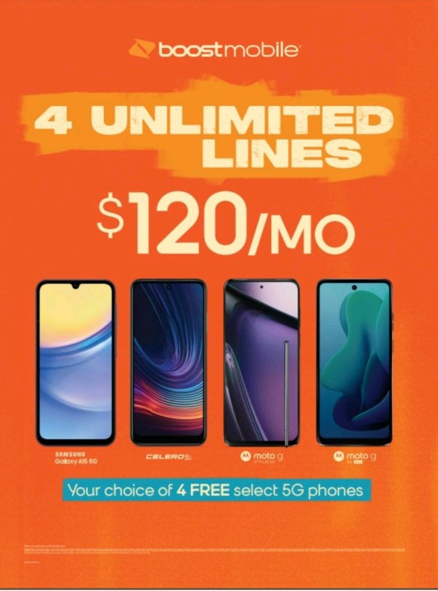 carlosboostpr's tweet photo. El Mejor Plan Familiar en Boost Mobile!!! Visitanos Hoy!!! https://t.co/aoEEqL49GH