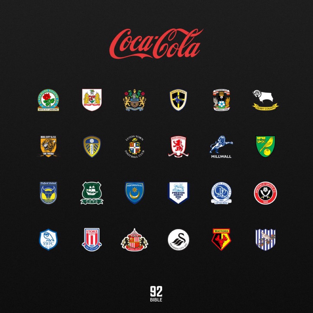 secondtierpod's tweet photo. The 2024/25 Coca-Cola Championship 😍😍

(Via: @The92Bible) https://t.co/GjWmiaJdmt