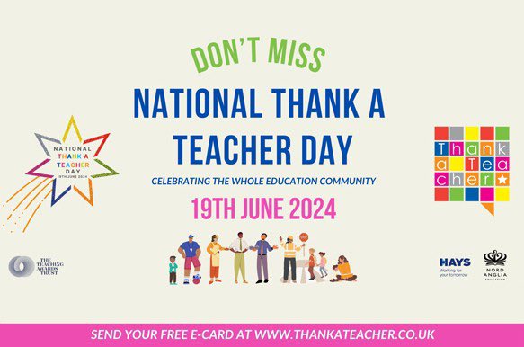 Don’t miss #thankateachersay2024 next week. Whether it’s thanking your previous or current teachers, a ‘thank you’ goes a long way. You can do this via thankastaffmember@johnfisherschool.org or via the official website.