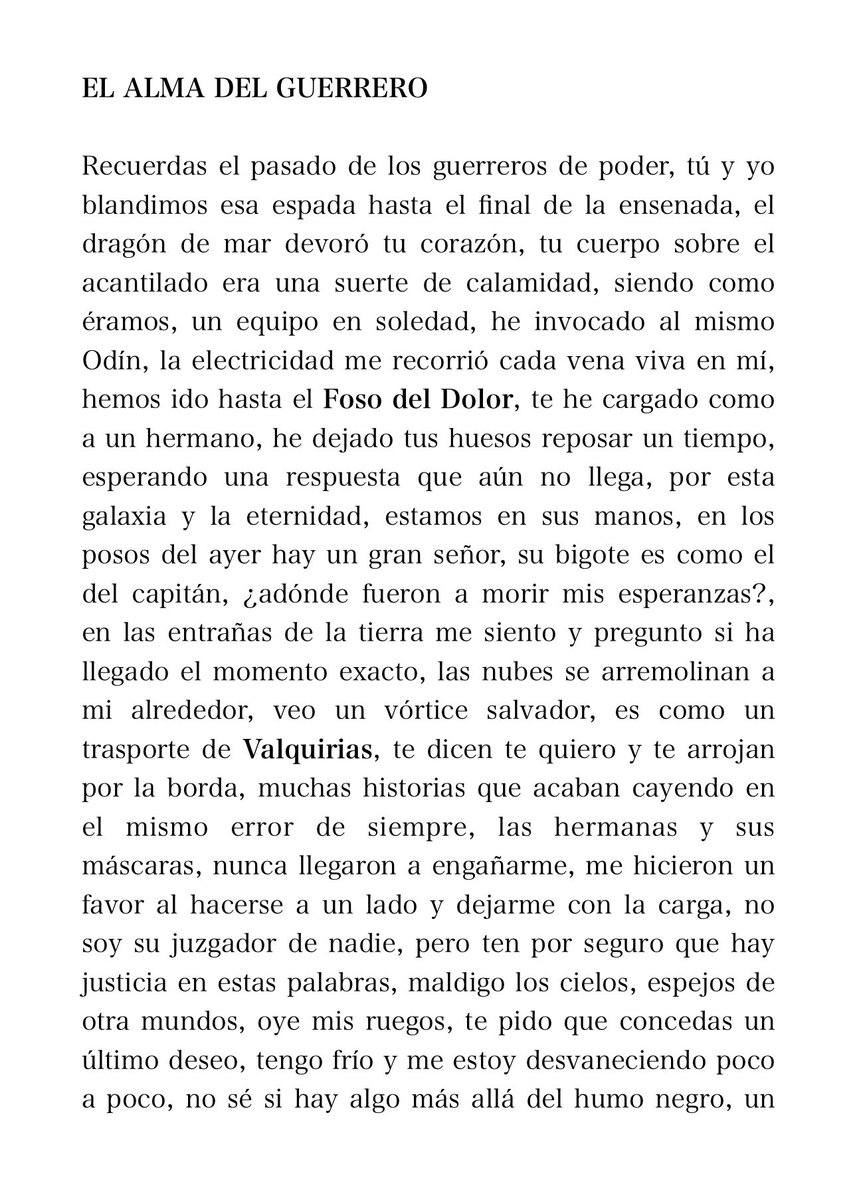 ionztomo16's tweet photo. EL ALMA DEL GUERRERO
Por Juan Gago (c)
#erikelrojo #gugnir #elpurgatorio #laparca #hermanas #brujas #bienymal #escribirte https://t.co/Eqw4iMoEf1