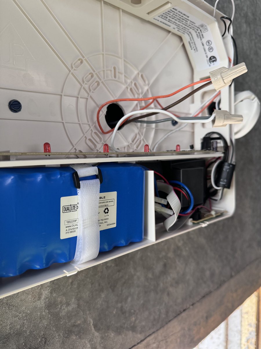 Alvaro had a bunch of exit combos to install at his electrical internship with AmpTX Electric. Keep them splices solid and stay safe! <a href="/YsletaISDCTE/">Ysleta ISD CTE</a> <a href="/CDeLaO_CTE/">Cecy De La O</a>