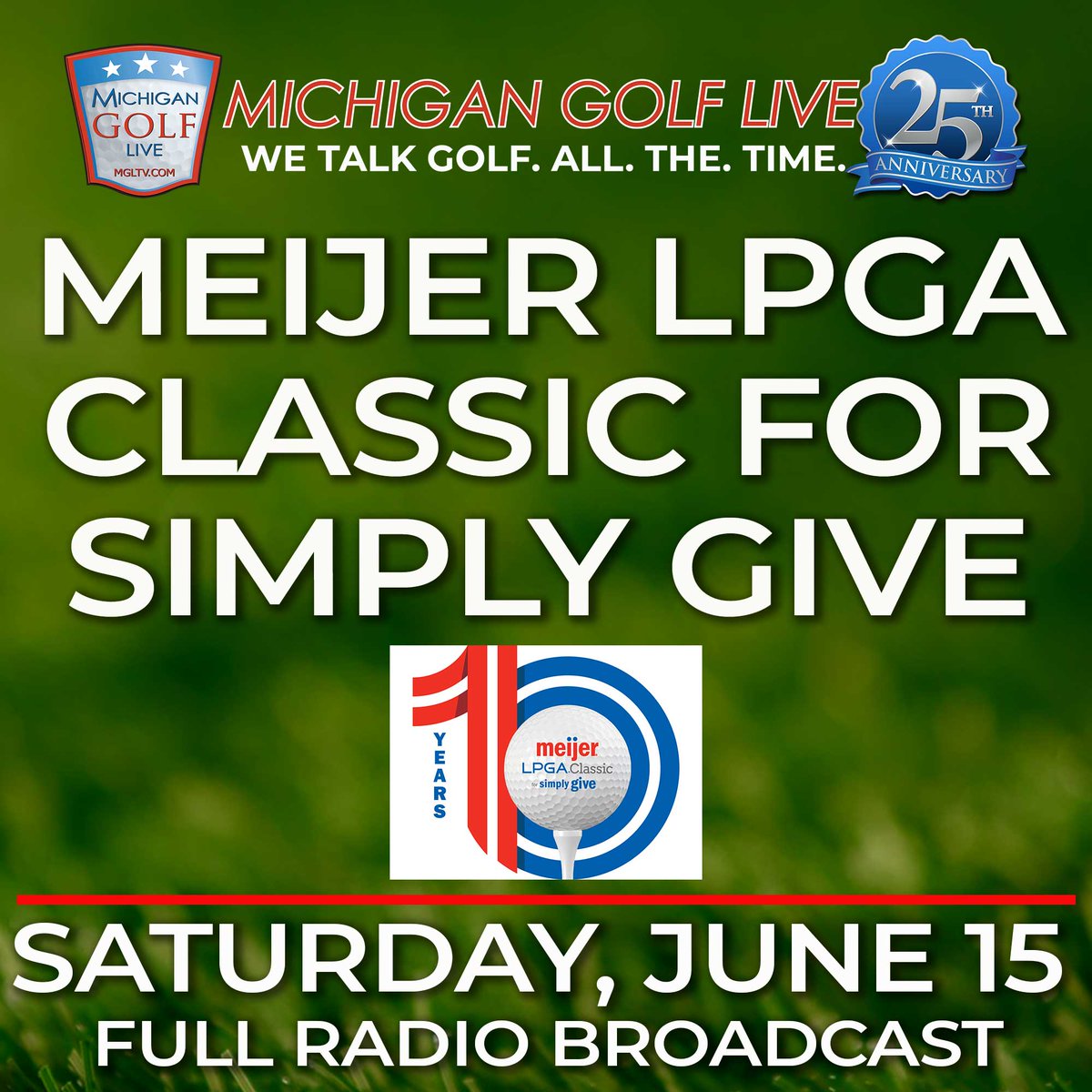 ICYMI - On Saturday's MGL Radio broadcast from the <a href="/MeijerLPGA/">Meijer LPGA Classic</a> we go behind the scenes of this great tournament in Gd Rapids AND give you a chance to win 2 dozen <a href="/SnellGolf/">Snell Golf</a> Balls + tickets to the <a href="/RocketClassic/">Rocket Classic</a> 

LISTEN: traffic.libsyn.com/foregolfersnet…

Listen for your chance to win!
