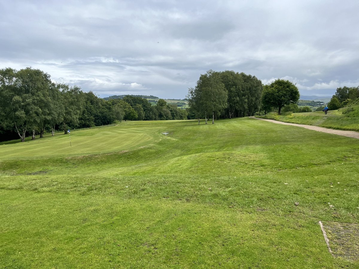 Nice to see the golf course in sun, even if it is between the showers!