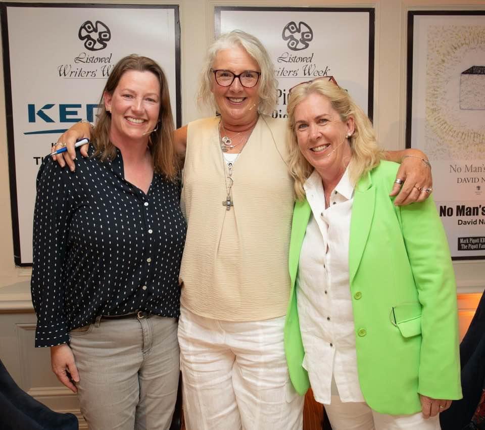 WritersWeek's tweet image. ‘The Madonna Effect” Comedy panel with the brilliant Barbara Scully, Orla O’Doherty and Val Troy on the last evening of events during Writers’ Week 2024, exploring the theme ‘reinvention as you age’.
Photo Credit Ger Holland
#artscouncilsupported #failteireland #lww