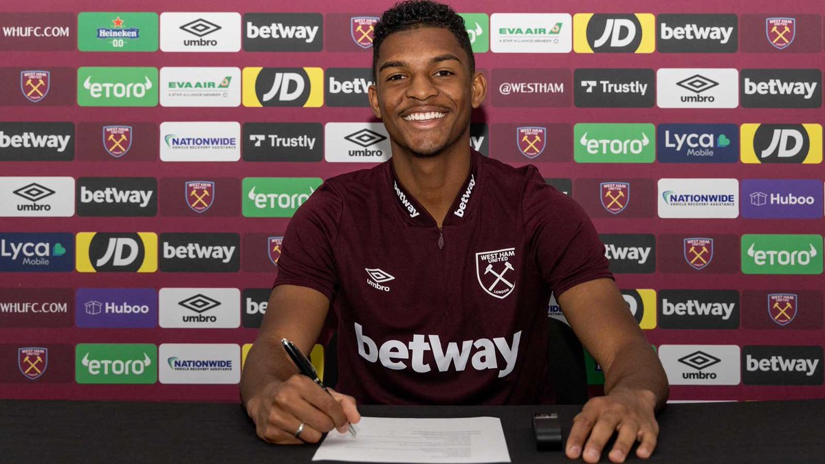 DONE DEAL - West Ham United have signed Brazilian Midfielder Luis Guilherme from Palmeiras for £20m on a five-year deal