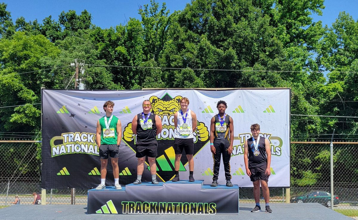 bc_throws's tweet image. Congratulations to Carson Drury, your 2024 Adidas Freshman National Champion!