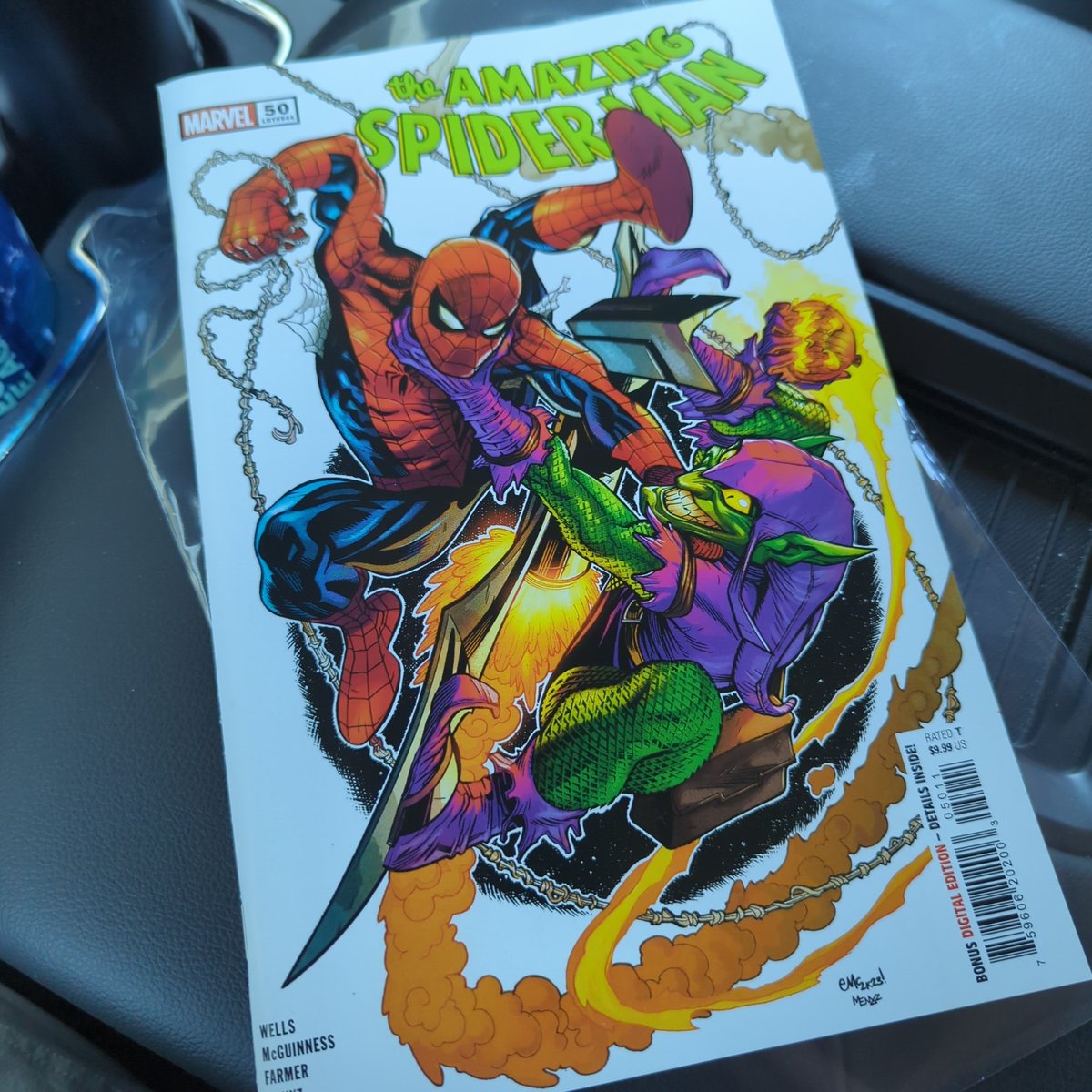 evild70's tweet image. Stopped by Clairemont Comics in Eau Claire, WI to pick up Spiderman #50 featuring a Lee Gatlin (@neilaglet) comic! I haven’t purchased a comic book in ~30 years but Lee forced my hand. :)