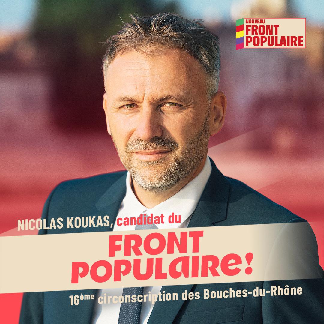 nicolaskoukas's tweet image. En mode guerrier avec @CCAILLAULT pour cette bataille dans la 16ème circonscription des Bouches-du-Rhône avec l’ensemble des forces de gauches progressistes !