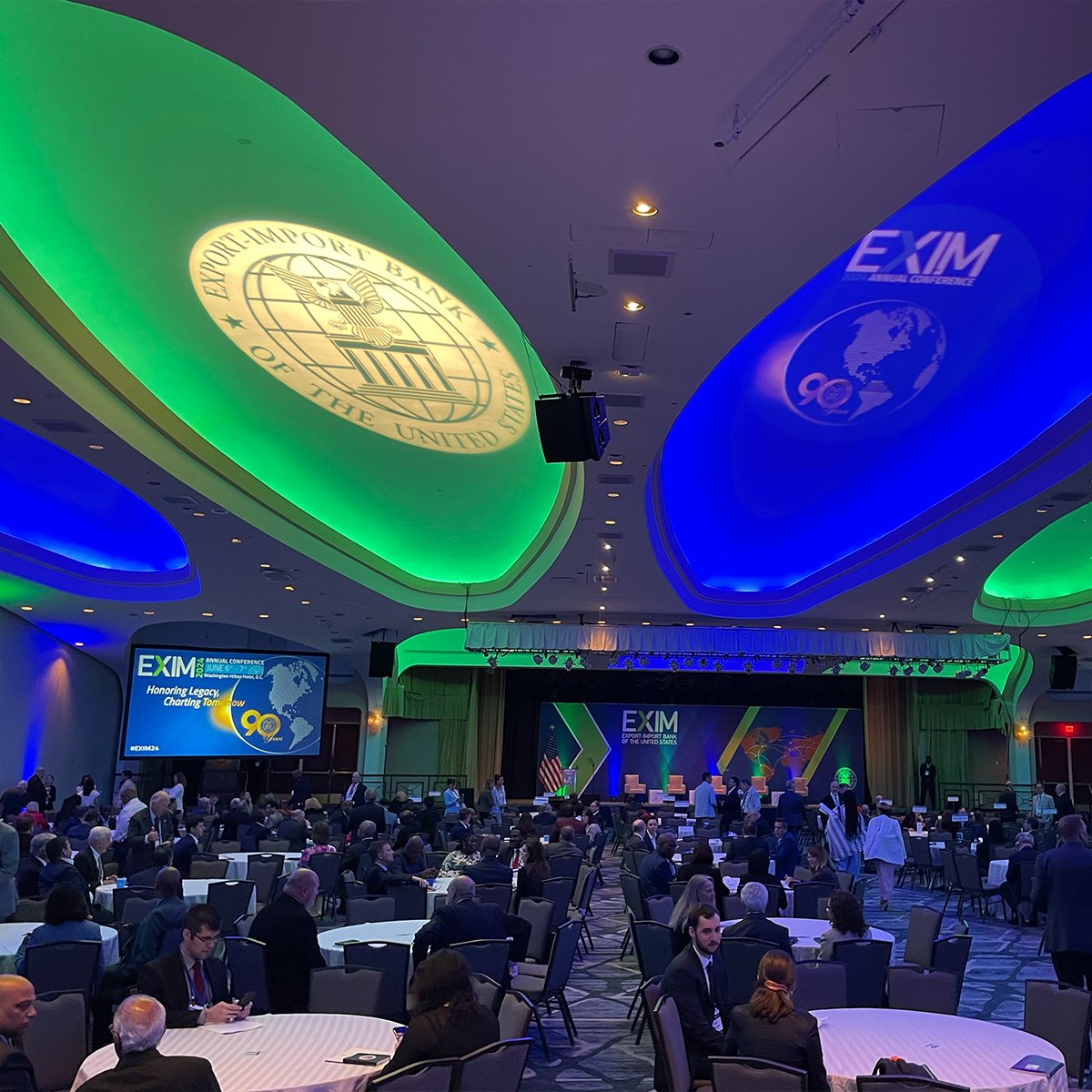 AlexTom_Inc's tweet photo. The A&amp;T team had an incredible time at the EXIM Annual Conference last week! We were inspired by so many amazing speakers and had the opportunity to conduct video interviews with EXIM staff and successful exporters. 
#EXIM24 #Innovation #AlexAndTom https://t.co/tyBM3Gym1Y
