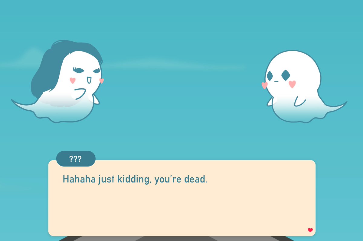 I really hope the afterlife is actually like this tbh 👻💕

Love Ghostie is easily a top 5 fave for me out of the #SteamNextFest demo offerings I've been able to play so far, it's so gorgeous! Beautiful work <a href="/janbehchanbeh/">Jennifer - Love, Ghostie NOW on Nintendo Switch!</a>