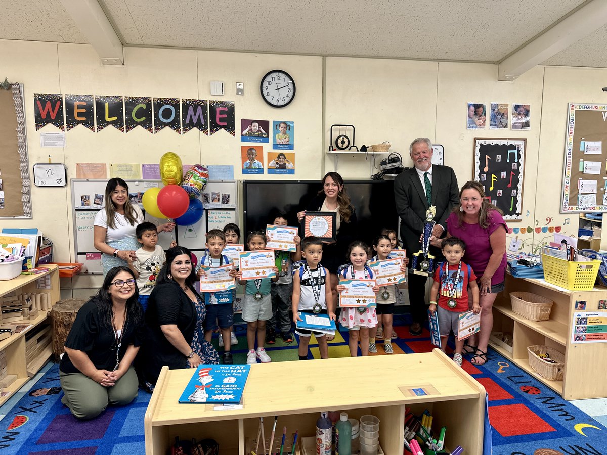 ColusaCOE's tweet photo. Congratulations to the teachers and students at Colusa Preschool Learning Center B!  CPLC B won the 2024 "And Literacy For All" Spring Reading Challenge with 289,828 words read.  Way to go! @ccoechildren https://t.co/pOJp1k03xX