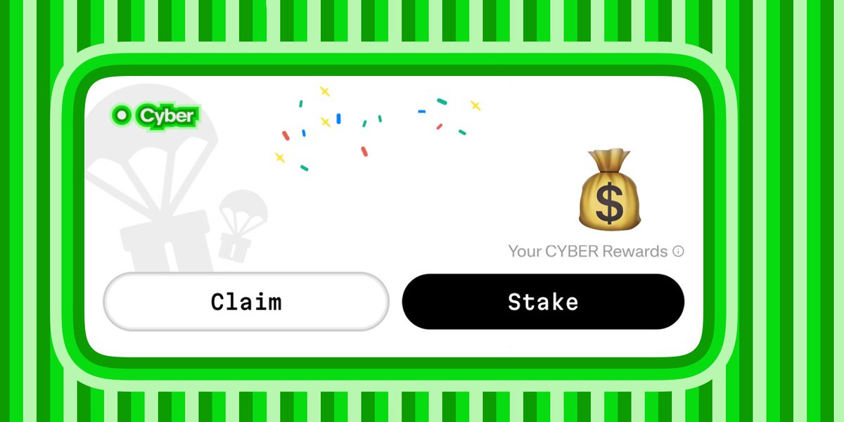 BuildOnCyben's tweet photo. @BuildOnCyber How to check eligibility and claim Cyber Season 2 rewards:

-Visit https://t.co/RnEjo0U1TL
-Complete the verification prompts on your wallet
-Claim your rewards &amp; share with your friends

Users who register within the next 24 hours will receive 2x multiplier on their allocation. https://t.co/111HweSbJp