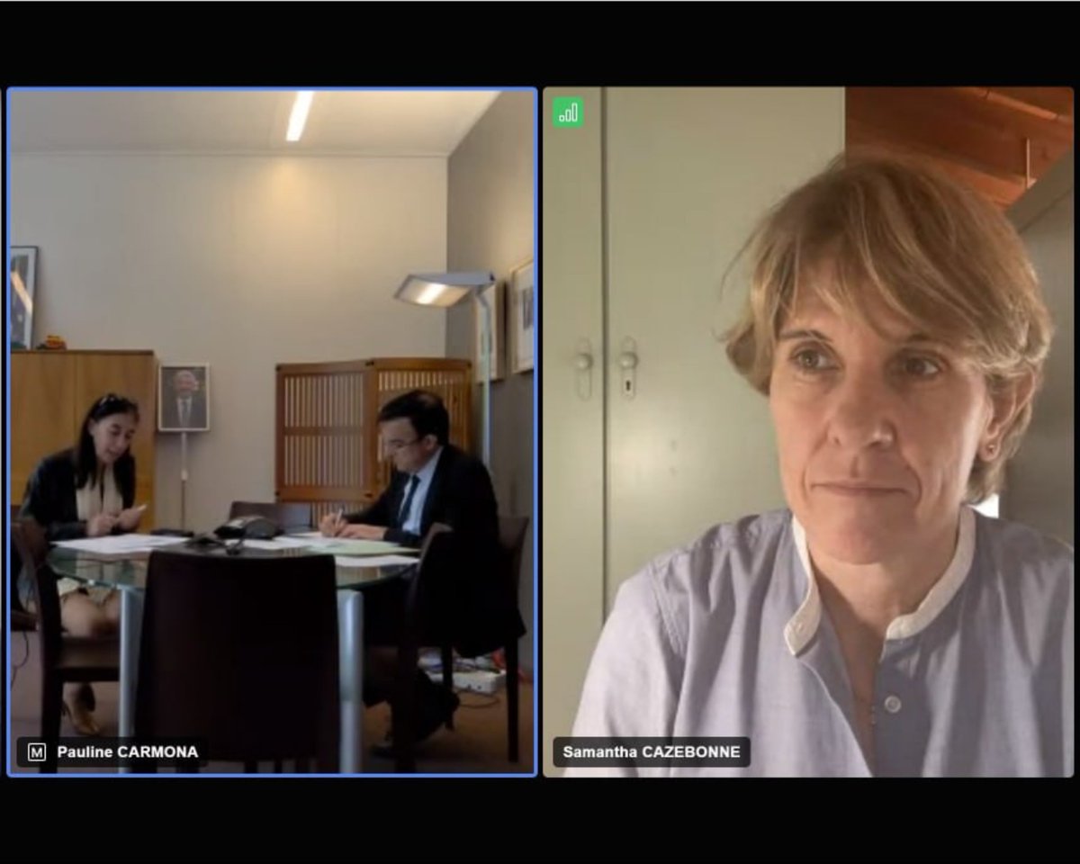 Samantha Cazebonne (@scazebonne) on Twitter photo 👉 Je me suis entretenue avec <a href="/CarmonaPauline/">Pauline Carmona</a>, directrice des Français à l'étranger et de l'administration consulaire (DFAE), ainsi qu'avec <a href="/fpenguilly/">François Penguilly</a>, chef du service des Français à l'étranger, au sujet du versement des aides au financement des AESH par l'<a href="/aefeinfo/">AEFE</a>. 👉 Je me suis entretenue avec <a href="/CarmonaPauline/">Pauline Carmona</a>, directrice des Français à l'étranger et de l'administration consulaire (DFAE), ainsi qu'avec <a href="/fpenguilly/">François Penguilly</a>, chef du service des Français à l'étranger, au sujet du versement des aides au financement des AESH par l'<a href="/aefeinfo/">AEFE</a>.