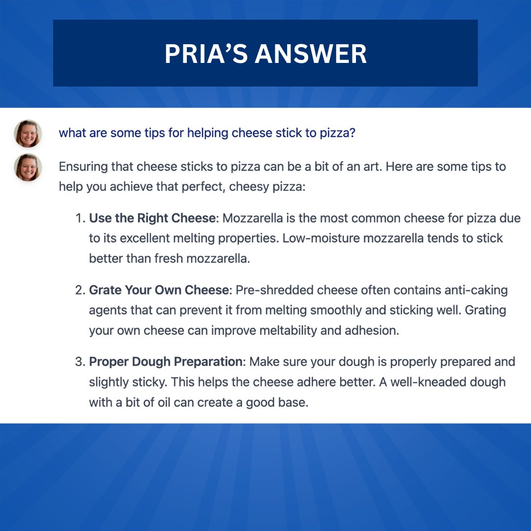 AiPraxis's tweet image. We&apos;re praxis AI- we won&apos;t tell you to put glue on your pizza to help the cheese stick... #praxisai #digitaltwin #geminifails #chatgptfail #safeai